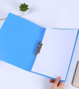 A4辦公塑料文件夾 厚款 單強(qiáng)力夾 pp塑料 活頁(yè)資料夾板夾