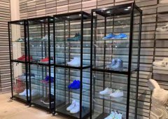 鈦合金珠寶展示柜學生獎杯玻璃模型展柜銀行禮品陳列柜